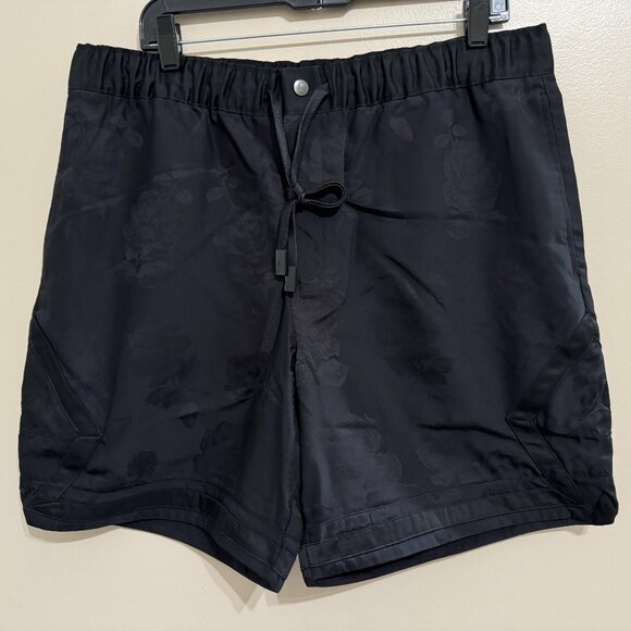Jordan x A Ma Maniere “Black Jacquard Shorts” Men Size L DJ9754-010 Brand New